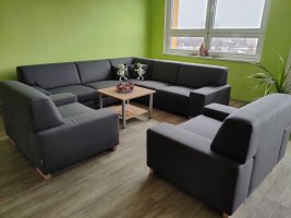 Obrázek od zákazníka pro Rohová sedací souprava Ava FAMM