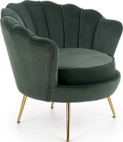 Designové křeslo AMORINITO tmavě zelená