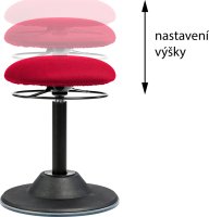 Balanční taburet Hola Red