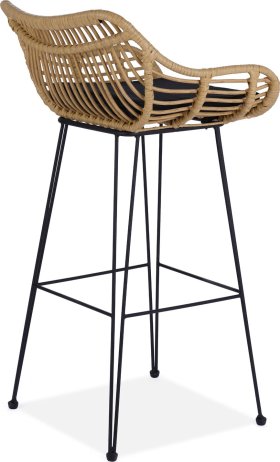 Barová židle H105 přírodní ratan