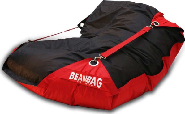 Sedací pytel BeanBag duo-scarlet rose-black