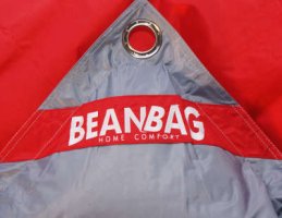 Sedací pytel BeanBag duo-scarlet rose-gray