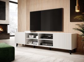 Bílý TV stolek PAFOS 4D