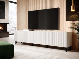 Bílý TV stolek PAFOS 4D