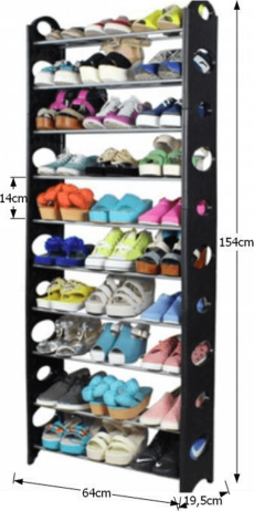 Botník BOTIS TYP5, plast, kov, černá, šedá