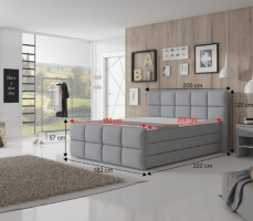 Boxpring postel Dono 180x200 MegaKomfort