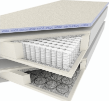 Boxspring postel Plafo 120x200 MegaKomfort Visco