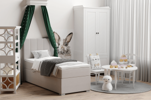 Boxspringová postel Fetplay 90x200 levá