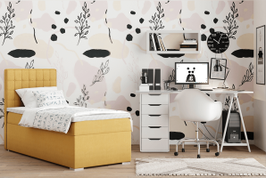 Boxspringová postel Gaffam 90x200 levá