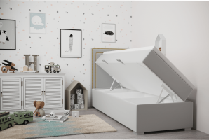 Boxspringová postel Plaplay 90x200 levá