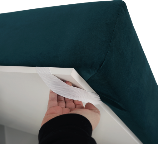 Boxspringová postel Topgo 90x200 levá