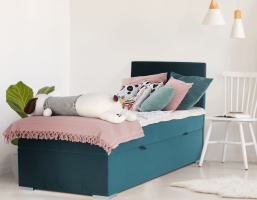 Boxspringová postel Topgo 90x200 pravá