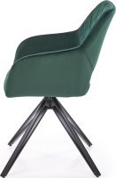 Čalouněná jídelní židle K535 tmavězelená