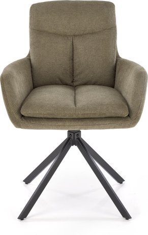 Čalouněné jídelní křeslo K536 olivová