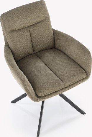 Čalouněné jídelní křeslo K536 olivová