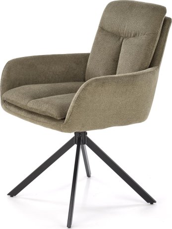 Čalouněné jídelní křeslo K536 olivová