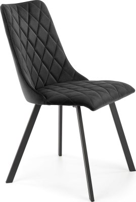 Černá jídelní židle K450