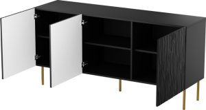 Černá komoda JUNGLE 152
