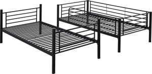 Černá patrová postel BUNKY