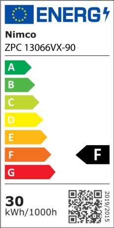 Černé LED zrcadlo ZPC 13066VX-90 60x60 cm