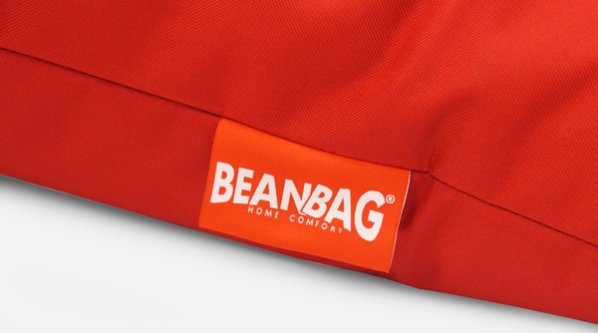 Červený sedací vak BeanBag Triangle scarlet rose