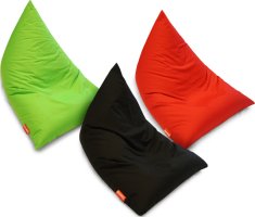 Červený sedací vak BeanBag Triangle scarlet rose