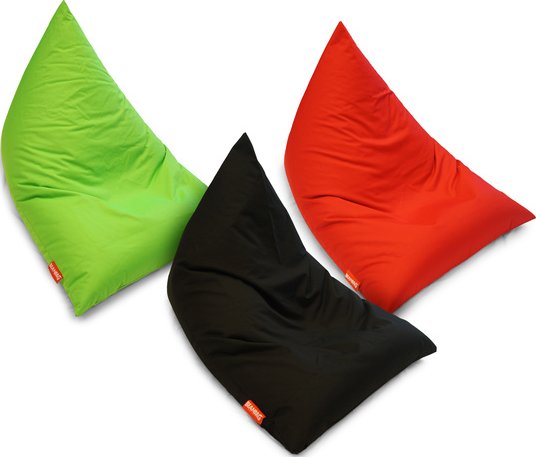 Červený sedací vak BeanBag Triangle scarlet rose