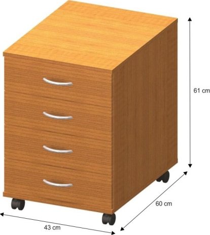 Kontejner TEMPO AS NEW 015 třešeň