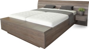Luxusní postel Salina s úložným boxem u nohou