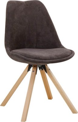 Designová židle SABRA, šedohnědá/buk