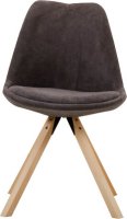 Designová židle SABRA, šedohnědá/buk