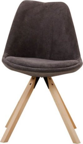 Designová židle SABRA, šedohnědá/buk