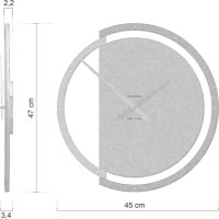 Designové hodiny 10-135-76 CalleaDesign 47cm
