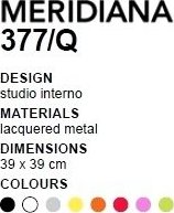 Designové hodiny D&D 377Q Meridiana 39cm