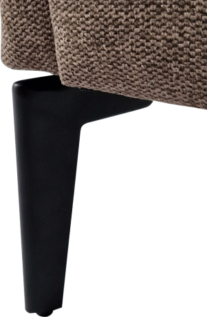 Designové křeslo Bemode hnědá/černá