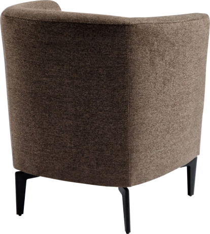 Designové křeslo Bemode hnědá/černá