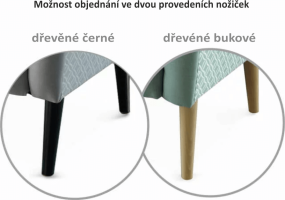 Křeslo Promenoir, látka smaragdová