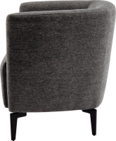 Designové křeslo Bemode šedá/černá