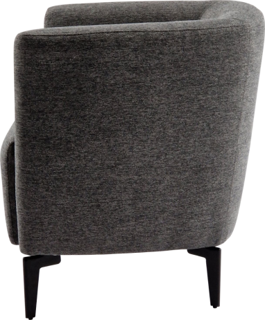 Designové křeslo Bemode šedá/černá