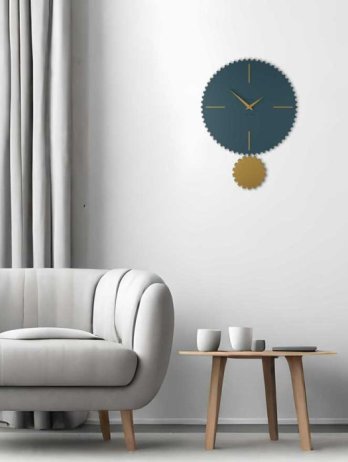 Designové kyvadlové hodiny 11-013-57 CalleaDesign Riz 54cm