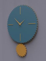 Designové kyvadlové hodiny 11-013-57 CalleaDesign Riz 54cm