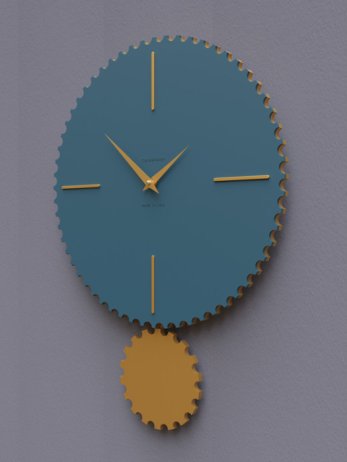 Designové kyvadlové hodiny 11-013-57 CalleaDesign Riz 54cm