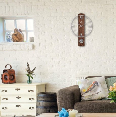 Designové kyvadlové hodiny 21543 Lowell 61cm