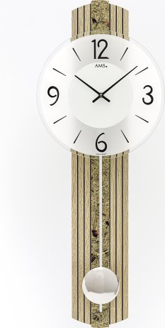 Designové kyvadlové hodiny 7489 AMS 62cm
