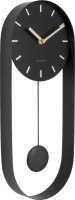 Designové kyvadlové nástěnné hodiny 5822BK Karlsson 50cm