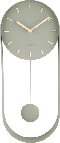 Designové kyvadlové nástěnné hodiny 5822DG Karlsson 50cm