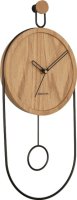 Designové kyvadlové nástěnné hodiny 5892WD Karlsson 46cm