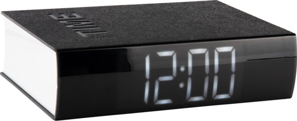Designové LED hodiny - budík 5861BK Karlsson 20cm