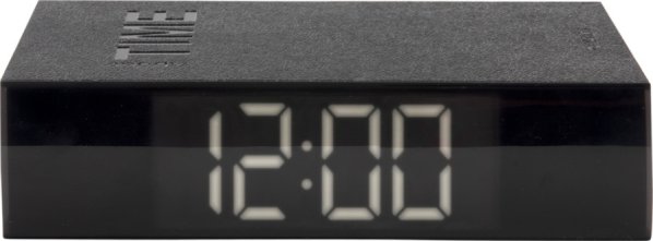Designové LED hodiny - budík 5861BK Karlsson 20cm