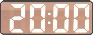 Designové LED hodiny - budík 5877BK Karlsson 16cm